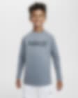 Low Resolution Nike Pro Dri-FIT 大童（男孩）速干薄绒轻微加厚长袖训练上衣