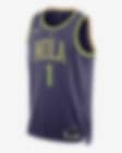 Low Resolution 2024/25 赛季新奥尔良鹈鹕队 (Zion Williamson) City Edition Nike Dri-FIT NBA Swingman Jersey 锡安男子速干球衣