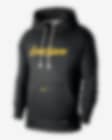 Low Resolution 洛杉矶湖人队 Standard Issue Courtside Nike Dri-FIT 男子速干连帽衫