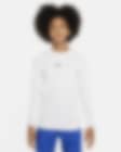 Low Resolution Nike Pro Dri-FIT 大童（男孩）足球速干长袖训练上衣