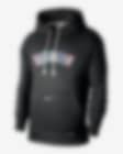 Low Resolution 布鲁克林篮网队 Standard Issue Courtside Nike Dri-FIT 男子速干连帽衫