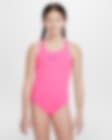Low Resolution Nike Swim Essential 大童（女孩）工字型后背连体泳衣
