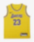Low Resolution 2023/24 赛季洛杉矶湖人队 (LeBron James) Icon Edition Nike NBA Jersey 幼童球衣