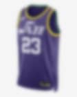 Low Resolution 2023/24 赛季犹他爵士队 (Lauri Markkanen) Nike Dri-FIT NBA Swingman Jersey 男子速干球衣