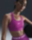 Low Resolution Nike Swoosh 郑钦文同款女子中强度支撑速干衬垫运动内衣