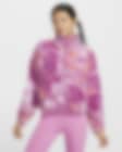 Low Resolution Nike One Therma-FIT 女子 Oversize 风半长拉链开襟摇粒绒扎染上衣