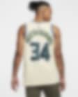 Low Resolution 密尔沃基雄鹿队 (Giannis Antetokounmpo) – City Edition Nike NBA Swingman Jersey 男子球衣