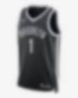 Low Resolution 2022/23 赛季布鲁克林篮网队 Icon Edition Nike Dri-FIT NBA Swingman Jersey 男子速干球衣