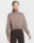 Low Resolution Nike Sportswear Phoenix Fleece 女子 Oversize 风半长拉链开襟短款加绒运动衫