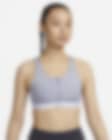 Low Resolution Nike Swoosh 女子中强度支撑速干衬垫正面拉链运动内衣