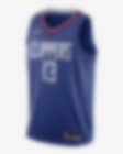 Low Resolution 2020 赛季洛杉矶快船队 (Paul George) Icon Edition Nike NBA Swingman Jersey 男子球衣