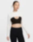 Low Resolution Nike Zenvy Dri-FIT 女子速干长袖超短款上衣