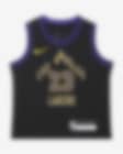 Low Resolution 2023/24 赛季洛杉矶湖人队 (LeBron James) City Edition Nike NBA Jersey 婴童球衣