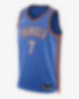 Low Resolution 俄克拉荷马城雷霆队 Icon Edition Nike Dri-FIT NBA Swingman Jersey 男子速干球衣