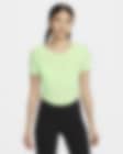 Low Resolution Nike Sportswear Chill Knit 女子紧身大圆领低背短袖细罗纹上衣