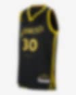 Low Resolution 2023/24 赛季金州勇士队 (Stephen Curry) City Edition Nike Dri-FIT NBA Swingman Jersey 大童（男孩）速干球衣