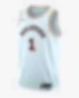 Low Resolution 2024/25 赛季圣安东尼奥马刺队 (Victor Wembanyama) City Edition Nike Dri-FIT NBA Swingman Jersey 文班亚马男子速干球衣