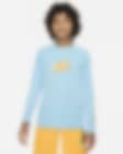 Low Resolution Nike Swim 大童（男孩）防晒速干长袖上衣