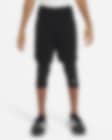 Low Resolution Nike Pro Dri-FIT 大童（男孩）速干舒爽训练七分紧身裤