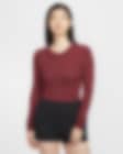 Low Resolution Nike Sportswear Chill Knit 街舞系列女子修身长袖短款上衣