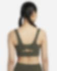 Low Resolution Nike Zenvy Longline 女子柔软包裹中强度支撑衬垫速干运动内衣