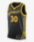 Low Resolution 2023/24 赛季金州勇士队 (Stephen Curry) City Edition Nike Dri-FIT NBA Swingman Jersey 男子速干球衣