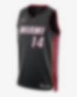 Low Resolution 2022/23 赛季迈阿密热火队 Icon Edition Nike Dri-FIT NBA Swingman Jersey 男子透气速干球衣