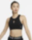 Low Resolution Nike Swoosh 女子中强度支撑高领口镂空运动内衣