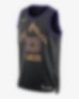 Low Resolution 2023/24 赛季洛杉矶湖人队 (LeBron James) City Edition Nike Dri-FIT NBA Swingman Jersey 男子速干球衣