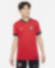 Low Resolution 2024/25 赛季葡萄牙队主场球迷版 Nike Dri-FIT 大童速干足球球衣