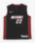 Low Resolution 2024 赛季迈阿密热火队 (Jimmy Butler) Icon Edition Nike NBA Jersey 幼童球衣