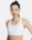 Low Resolution Nike Swoosh 女子中强度支撑速干衬垫前拉链易穿脱运动内衣