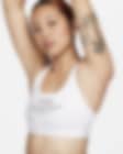 Low Resolution Nike Swoosh 女子中强度支撑速干衬垫标志运动内衣