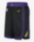 Low Resolution 2023/24 赛季洛杉矶湖人队 City Edition Nike Dri-FIT NBA Swingman 男子速干短裤