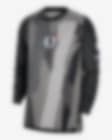 Low Resolution 布鲁克林篮网队 City Edition Nike Dri-FIT NBA 男子速干长袖赛前上衣