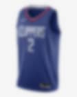 Low Resolution 2020 赛季洛杉矶快船队 (Kawhi Leonard) Icon Edition Nike NBA Swingman Jersey 男子球衣