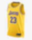 Low Resolution 2022/23 赛季洛杉矶湖人队 Icon Edition Nike Dri-FIT NBA Swingman Jersey 男子透气速干球衣