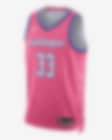 Low Resolution 华盛顿奇才队 City Edition Nike Dri-FIT NBA Swingman Jersey 男子速干球衣
