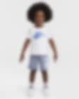 Low Resolution Nike Sportswear Reimagine 婴童T恤和法式毛圈短裤套装