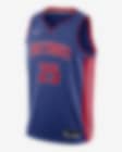 Low Resolution 2020 赛季底特律活塞队 Icon Edition Nike NBA Swingman Jersey 男子球衣