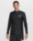 Low Resolution Nike Swim 3-D 男子全长拉链开襟防晒长袖上衣