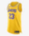 Low Resolution 2022/23 赛季洛杉矶湖人队 Icon Edition Nike Dri-FIT ADV NBA Authentic Jersey 男子速干球衣