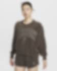 Low Resolution NikeCourt Heritage 郑钦文同款女子 Oversize 复古网球风圆领图案网球运动衫