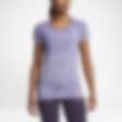 Low Resolution Nike Dri-FIT Knit 女子短袖跑步上衣