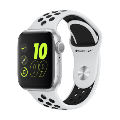 Apple Watch Nike SE (GPS) 搭配Nike 运动表带40 毫米深空灰色铝金属表
