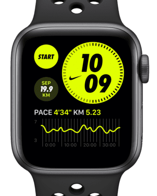 Apple Watch Nike SE（GPS + 蜂窝网络）搭配Nike 运动表带44 毫米深空