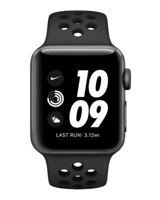 Apple Watch Nike Series 3 (GPS) 搭配Nike Sport Band 42 毫米深空 