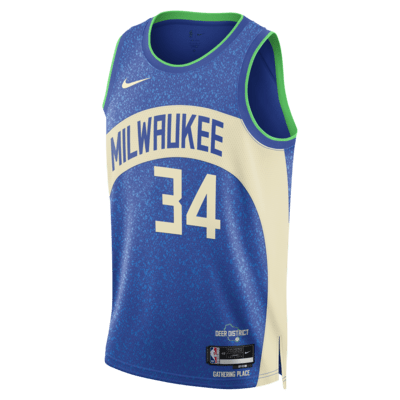 2023/24 ֻܶ¹ (Giannis Antetokounmpo) City Edition Nike Dri-FIT NBA Swingman Jersey ٸ