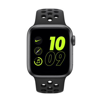 Apple Watch Nike SE (GPS) 搭配Nike 运动表带40 毫米深空灰色铝