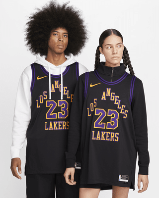 2023/24 赛季洛杉矶湖人队(Lebron James) City Edition Nike Dri-FIT 